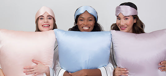 Sleep Mask 100% Silk  with 7 color options – Beauty Pillow-Global