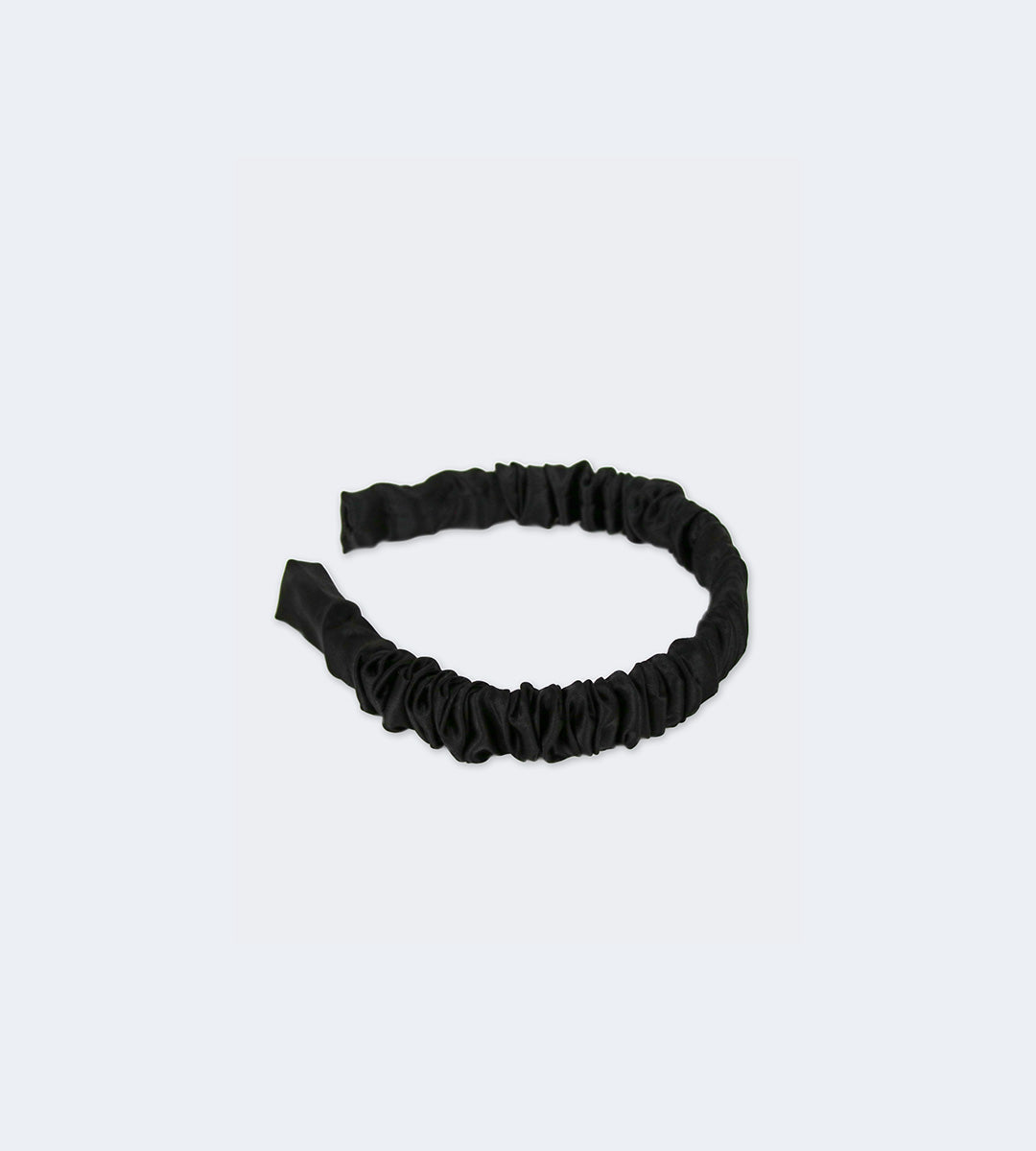 100% Silk Ruched Headband | with 6 color options