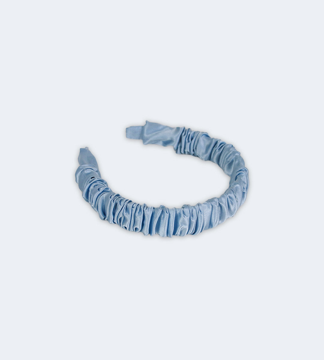 Ruched Headband Blue + Ruched Headband Lilac