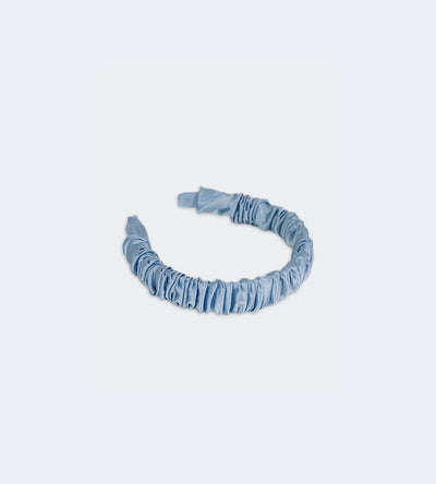 100% Silk Ruched Headband | with 6 color options