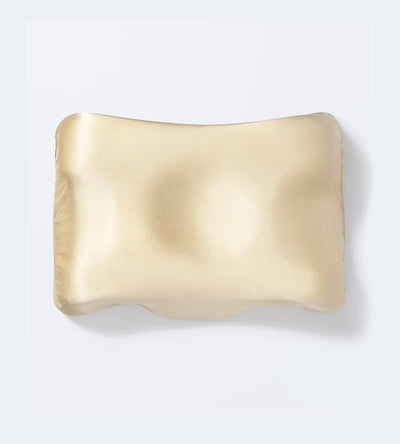 100% Silk Sleep Mask Eye Band Beige + Beauty Pillow 100% Silk Pillowcase Beige Set