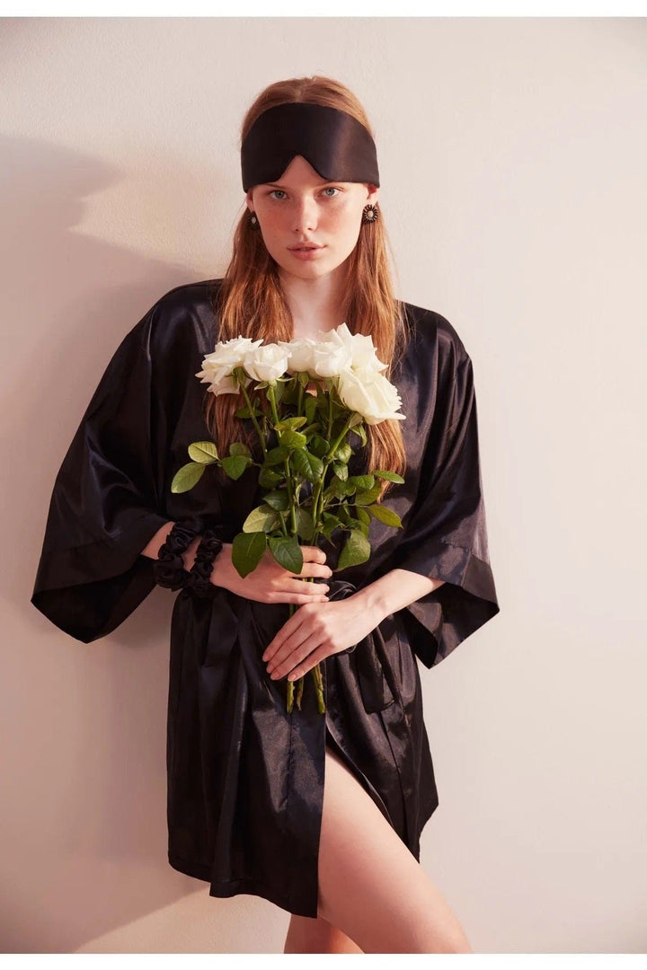 Silk-Satin Kimono / Gown