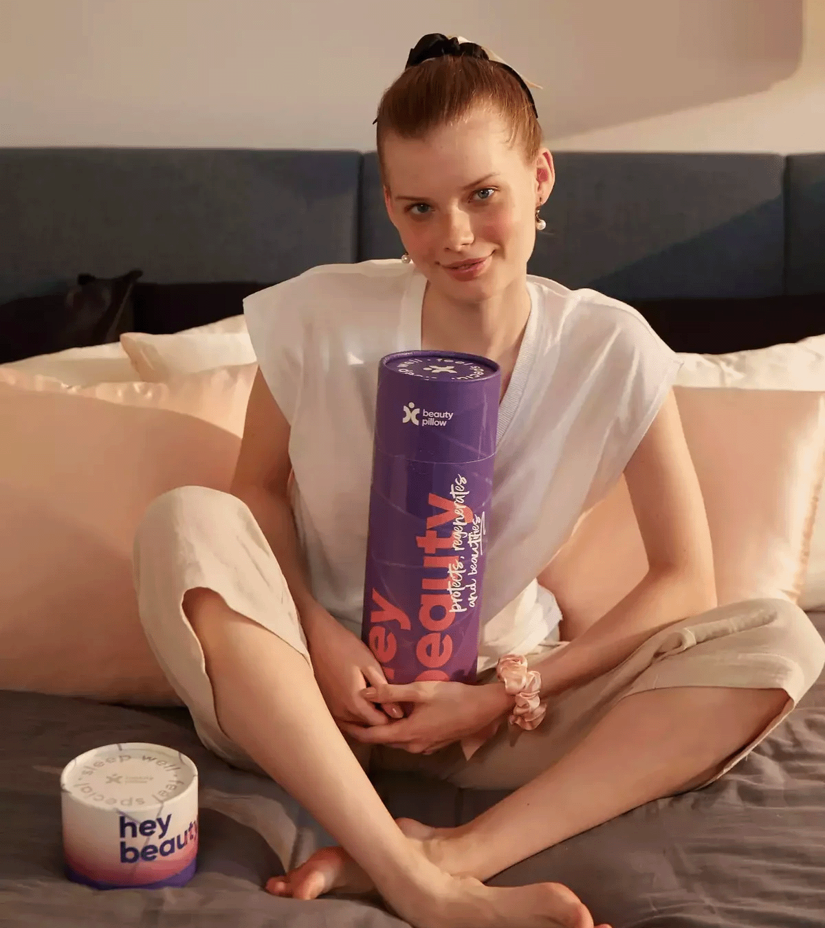 Beauty Pillow™ mit Skin+ Kopfkissenbezug auf