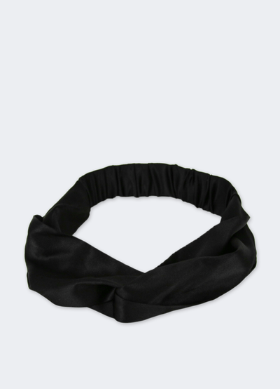 Twisted Headband Schwarz + Twisted Headband Taupe