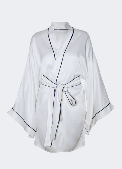 Seiden-Satin Kimono / Kleid