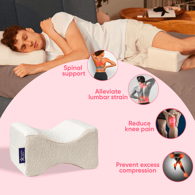 Beauty Pillow Skinplus + Almohada de apoyo para la rodilla