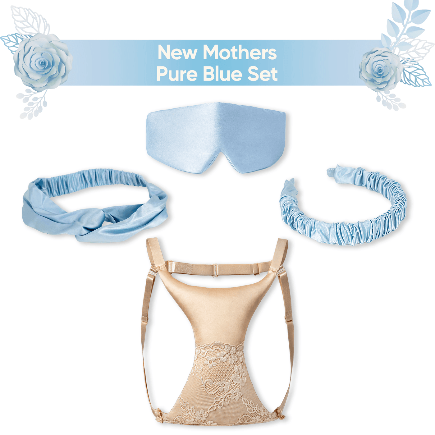 Set New Mothers Pure Blue